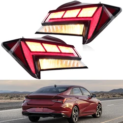 LED Tail Light For Hyundai Elantra 2021 2022 Car Rear Turn Signal Light Stop Brake Lamp 92402AB100 92401AB100 Car Accessories