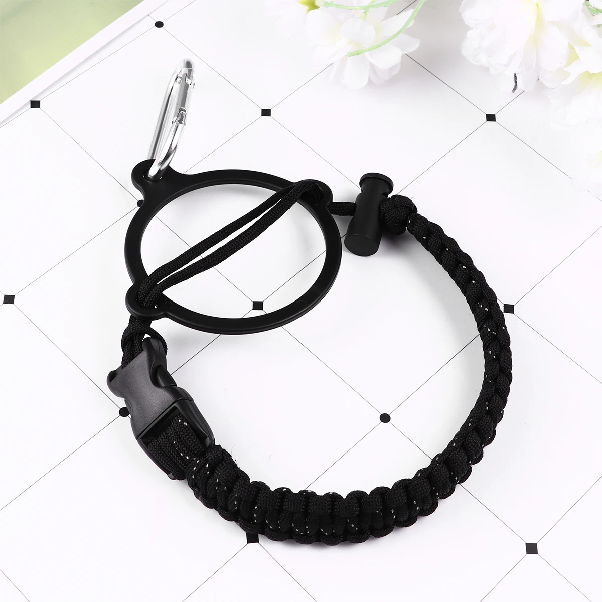 

2pcs Umbrella Rope Bottle Handle For Water Bottles Outdoor Survival Strap Camping Hiking Emergency Safety Cord 113Kg