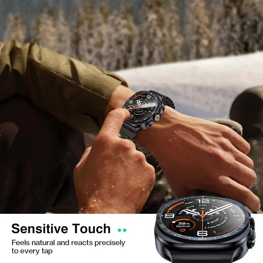 2PCS Tempered Glass For Samsung Galaxy Watch Ultra2 47mm Cover Anti-Scratch Screen Protector for With Tool Easy Install Kit image 4