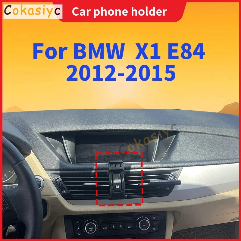 Image of Auto-Handyhalterung für BMW X1 E84 2012 2013 2014 2015 Spezieller Fixierter Sockel Kabelloses Ladegerät Handyhalterung Auto-Gadgets