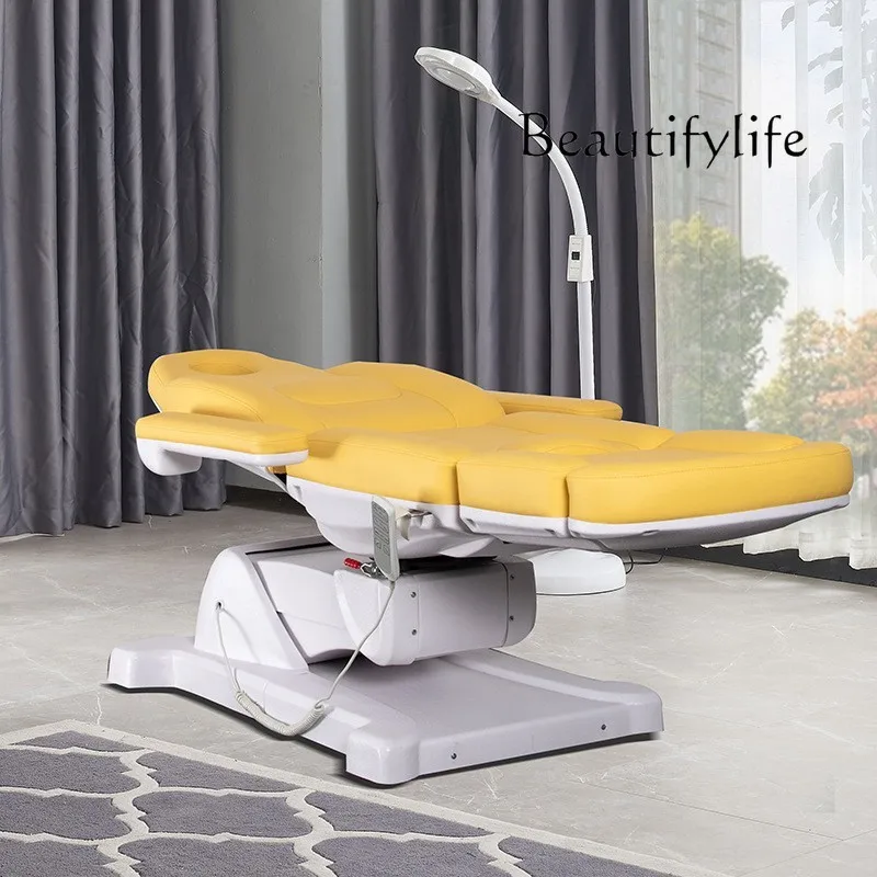 

for Beauty Salons Electric Lift Beauty Care Bed Multifunctional Rotating Eyelash Tattoo Chair