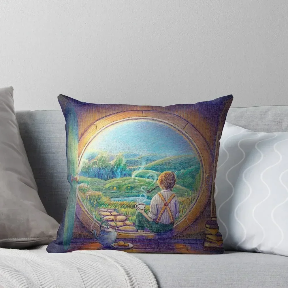 Tolkien Tea Time Throw Pillow christmas pillowcases Pillow Cover pillow