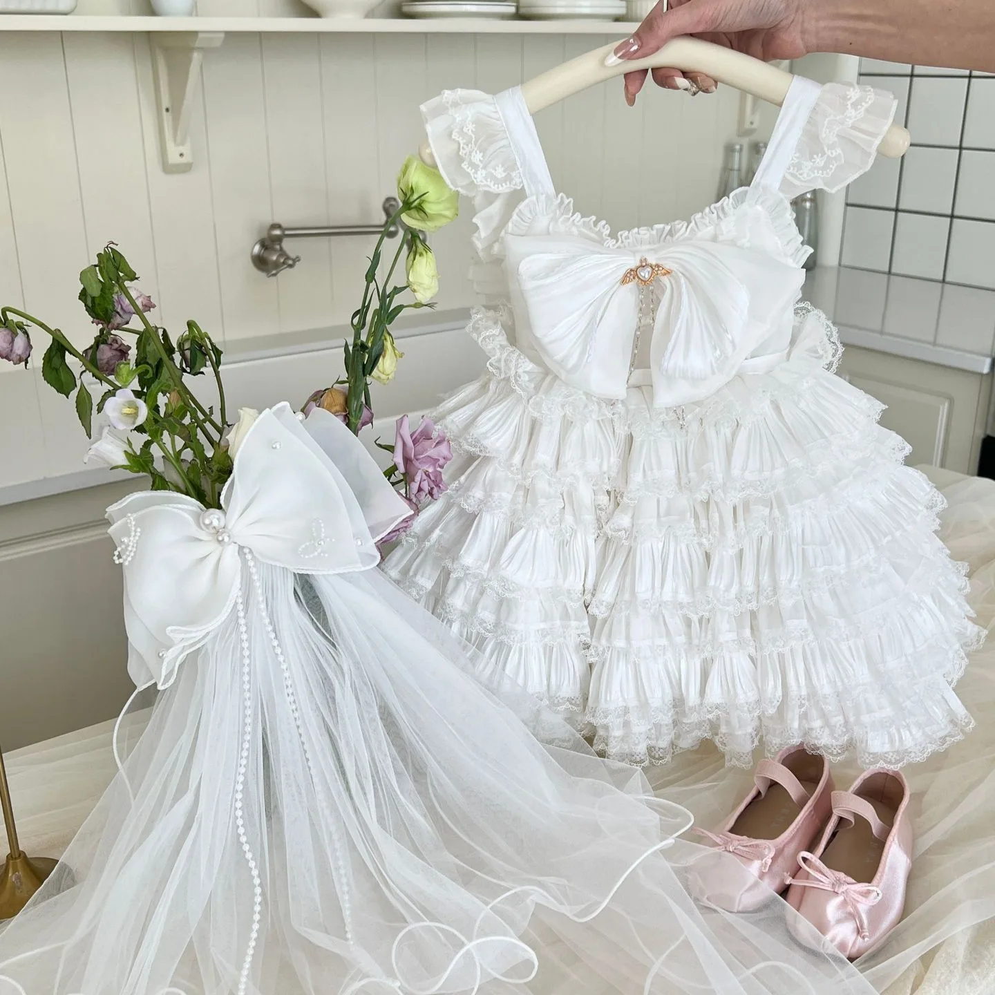 Girls Dress 2026 Summer Fashion New Stylish Princess Cute Fairy Dress Childrens Party Dress Toddler