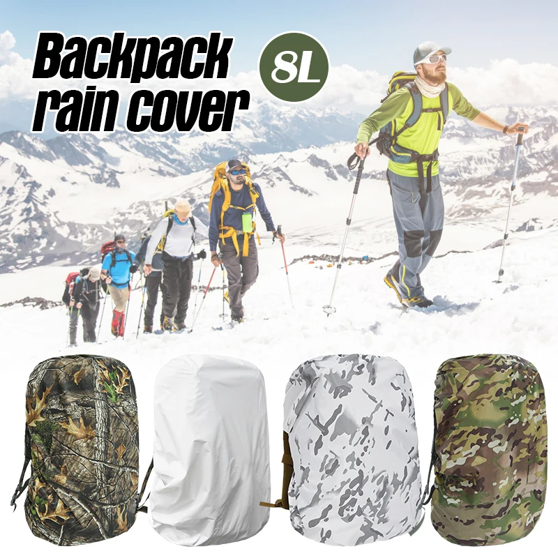 

80L Backpack Rain Cover Outdoor Mountaineering Hiking Camping Bag Rain Cover Waterproof Dustproof Portable Ultralight (No Bag)