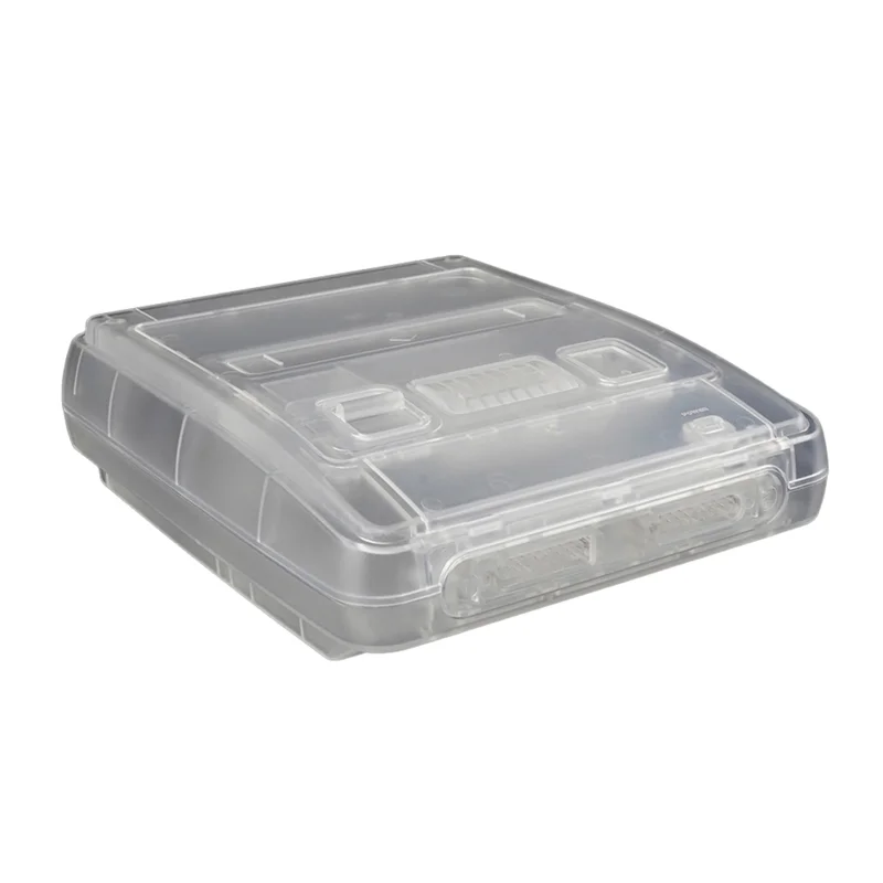 N86R For Super NES Game Console For Bitfunx SFC Replacement Case Transparent Box For Super Famicom Console