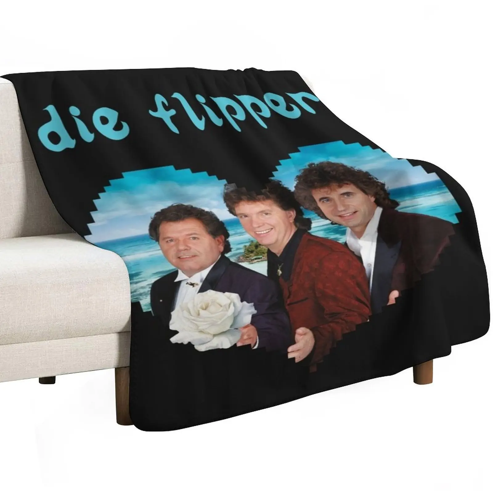 Die Flippers Wir sagen danke - 40 Jahre Die Flippers Throw Blanket Hairy Sleeping Bag Luxury Luxury Designer Large Bed Blankets