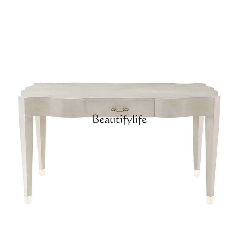 

*Modern desk, all solid wood dresser, bedroom can be customized American country light luxury makeup dressing table