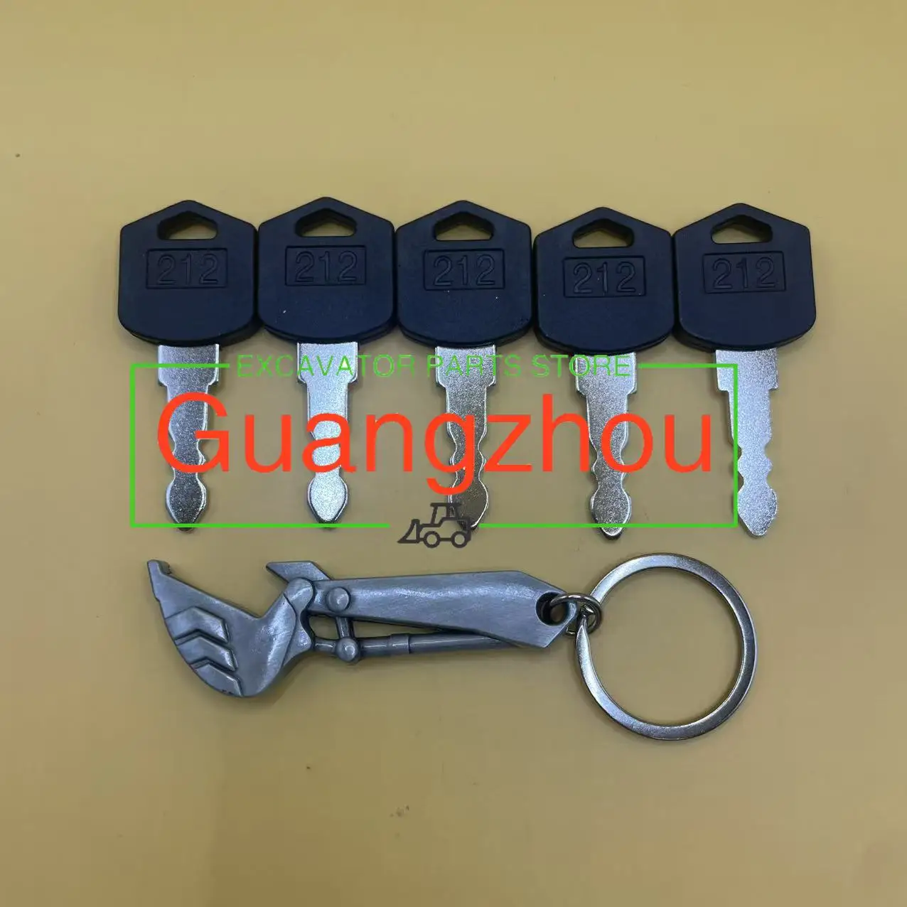 

10PCS 212 Starter Keys D554212 Ignition Key for Doosan Daewoo Forklift Skid Steer