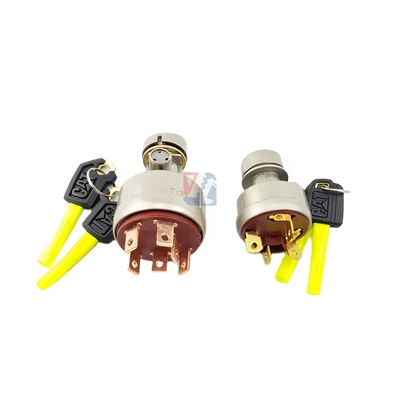 JUYULONG Reparación de motor Repuestos E320 interruptor de encendido 6 líneas 7Y-3918 para piezas de motor de maquinaria CAT Caterpillar