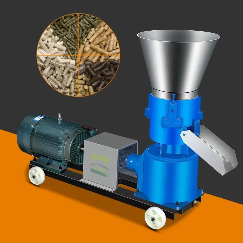 2025 Manufacturer's Hot-Selling Cattle and Sheep Feed Pellet Machine Stainless Steel Farm Grass Pellet Machine