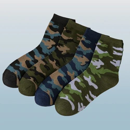 CamSolomon-Chaussettes Courtes Décontractées pour Homme, Confortables et Respirantes, de Haute Qualité, de Couleur Verte, Collection Printemps et Automne, 6/12 Paires