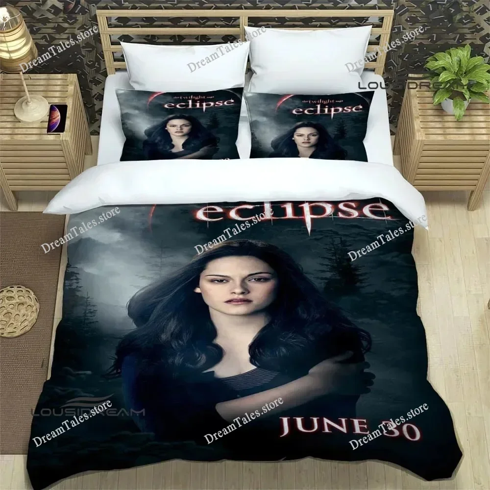 The Twilight Saga Duvet Cover 3D Exquisite Bella Vampire Girl Digital Print Bedding Set Comforter Bed Youth Home Decor Boys Gift