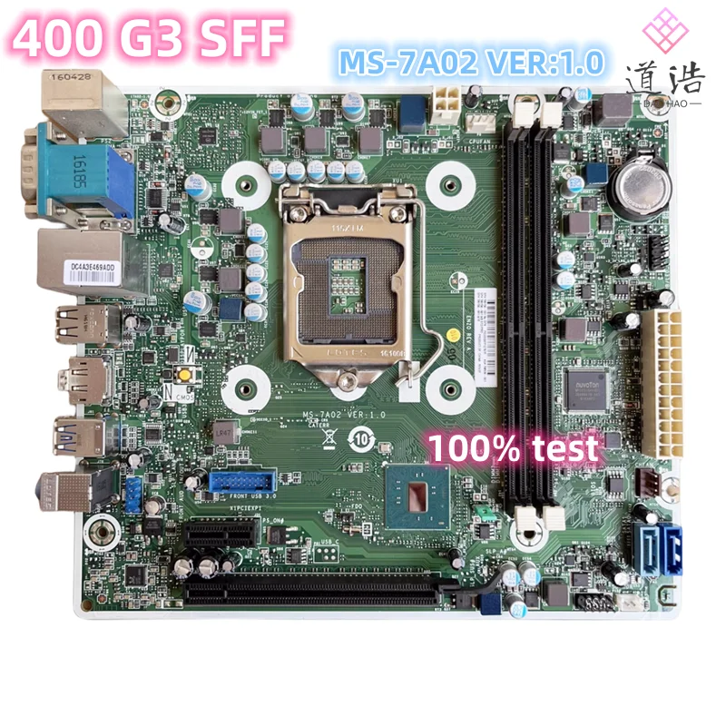 

799156-001 для HP Prodesk 400 G3 материнская плата формата SFF VER: 1,0 798930-001 799156-601 DDR4 материнская плата 100% протестирована полностью