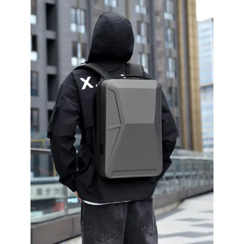 Hard Shell Backpack Men's Large Capacity 17.3-inch E-sports Game Backpack Expansion Computer Bag Theft Travel Riding Backpack
