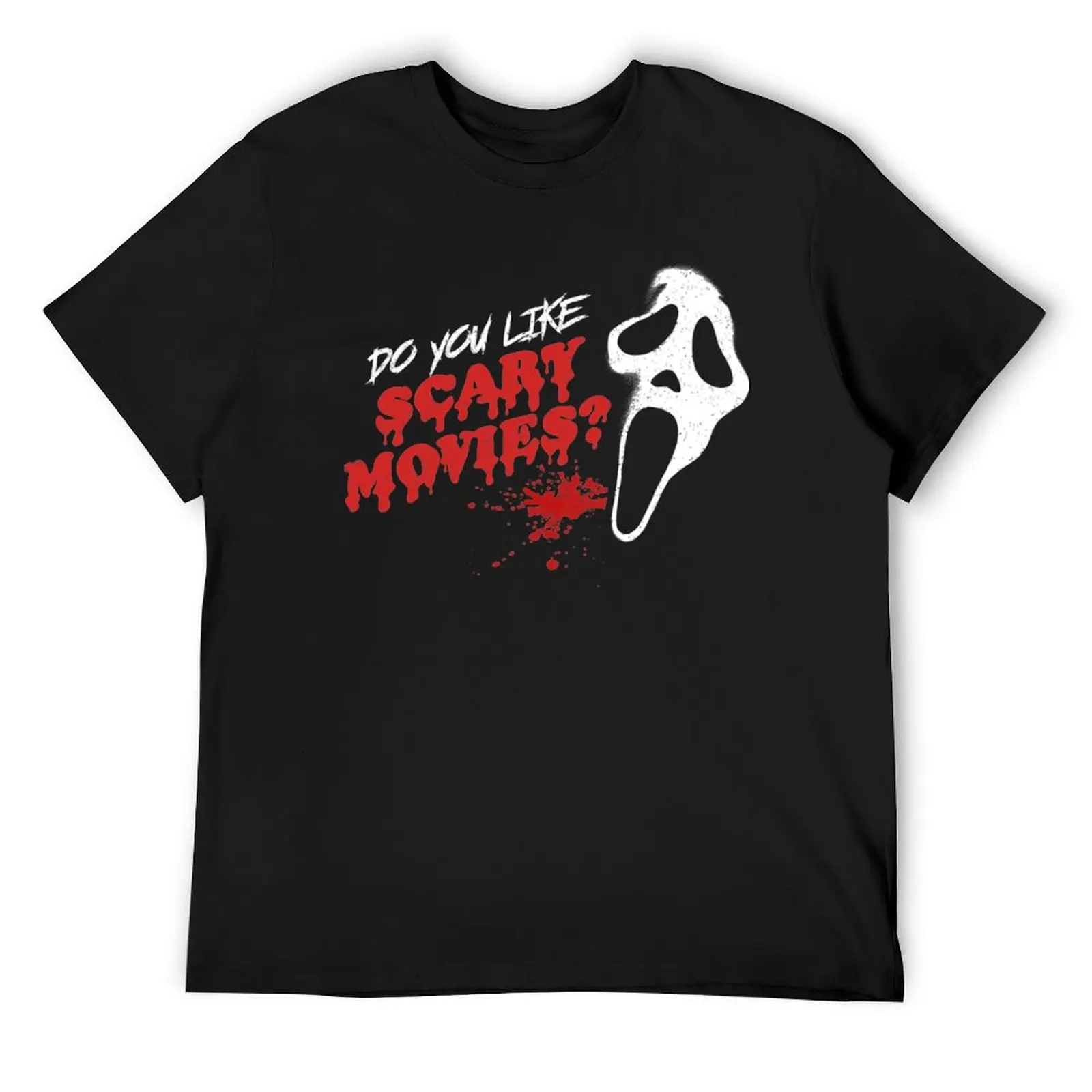 

Do you like scary movies T-Shirt Aesthetic clothing summer tops vintage t shirt men