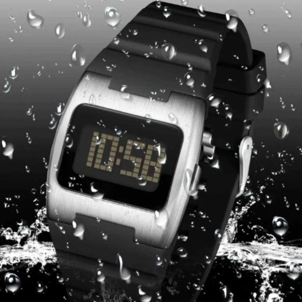 SANDA 2214 Men's Electronic Watch Reloj Digital Multifunctional Night Light Timer Calendar Outdoor Sports Waterproof watchs