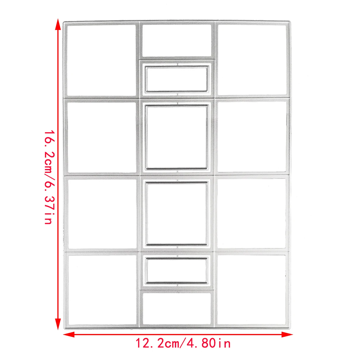 New Creative Rectangular Frame Craft Embossing Mold Metal Cutting Dies for DIY Decorative Scrapbooking Album Card Making