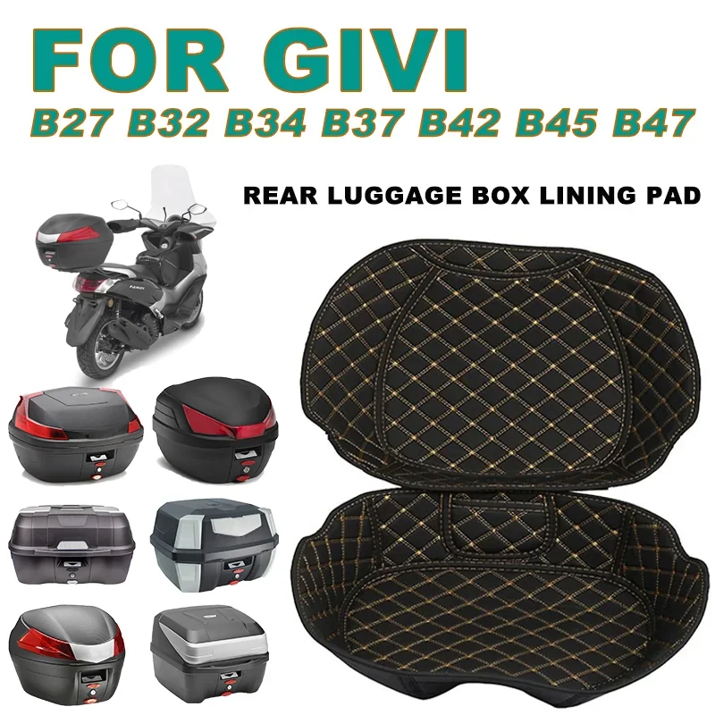 For GIVI B27 B32 B34 B37 B42 B45 B47 Motorcycle Top Case Protector Storage Box Mat Accessories