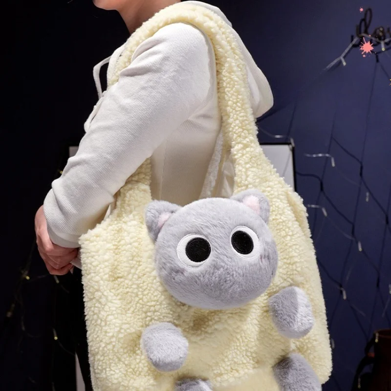 Nowe gorące lalki koty Kawaii Cartoon Lamb Velvet Wypchane pluszowe zabawki na ramię Boże Narodzenie PP Bawełna Prezenty Pluszowe lalki owce Urodziny