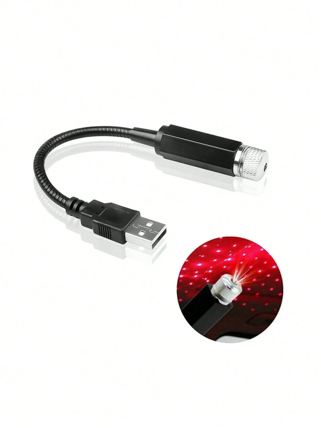 USB LED Autodak Ster Nachtlampje Projector Sfeerlamp USB Decoratief Verstelbaar Voor Auto Dakkamer Plafonddecoratie