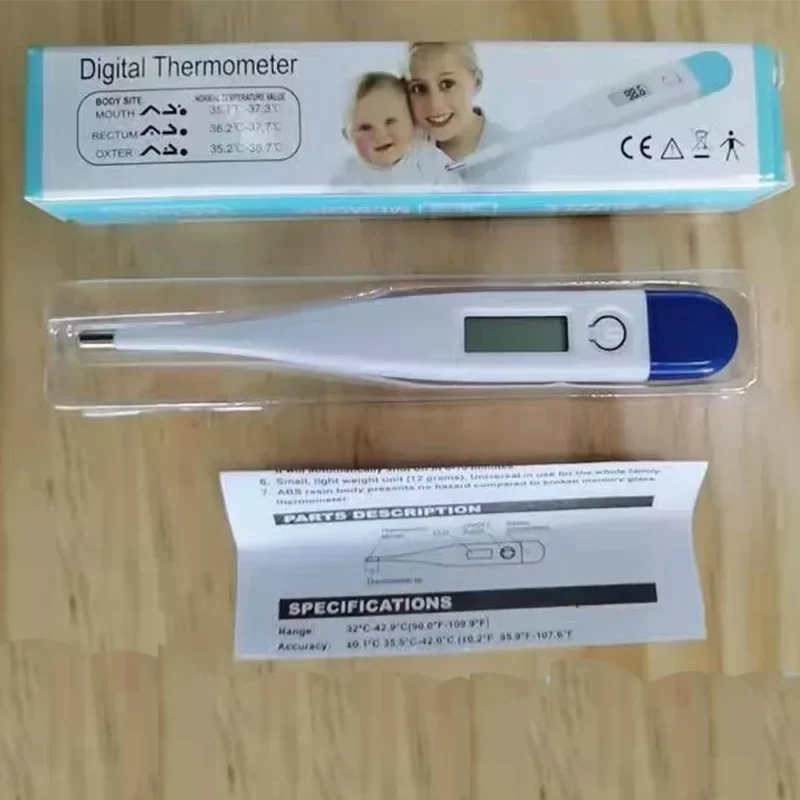 Digital Water Thermometer Accurate Oral and Armpit Temperature Reading Fever Alert Termometer Baby Bath Thermometers image 4