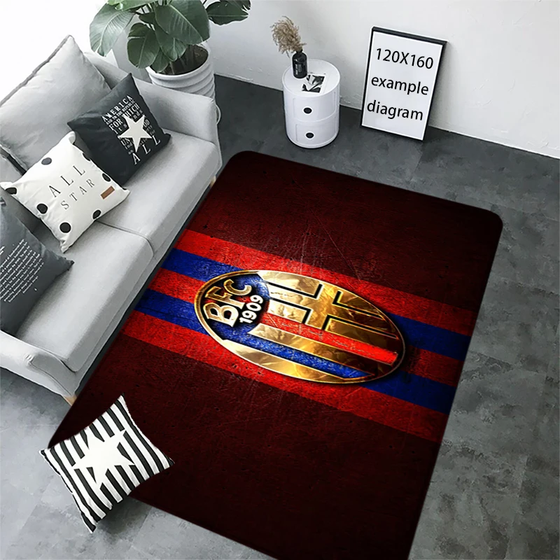 مدخل ممسحة شرفة السجاد سجادة غرفة معيشة القدم الحصير الكلمة حصيرة الهدايا المثالية بولونيا نادي كرة القدم 1909 عدم الانزلاق ديكور المنزل