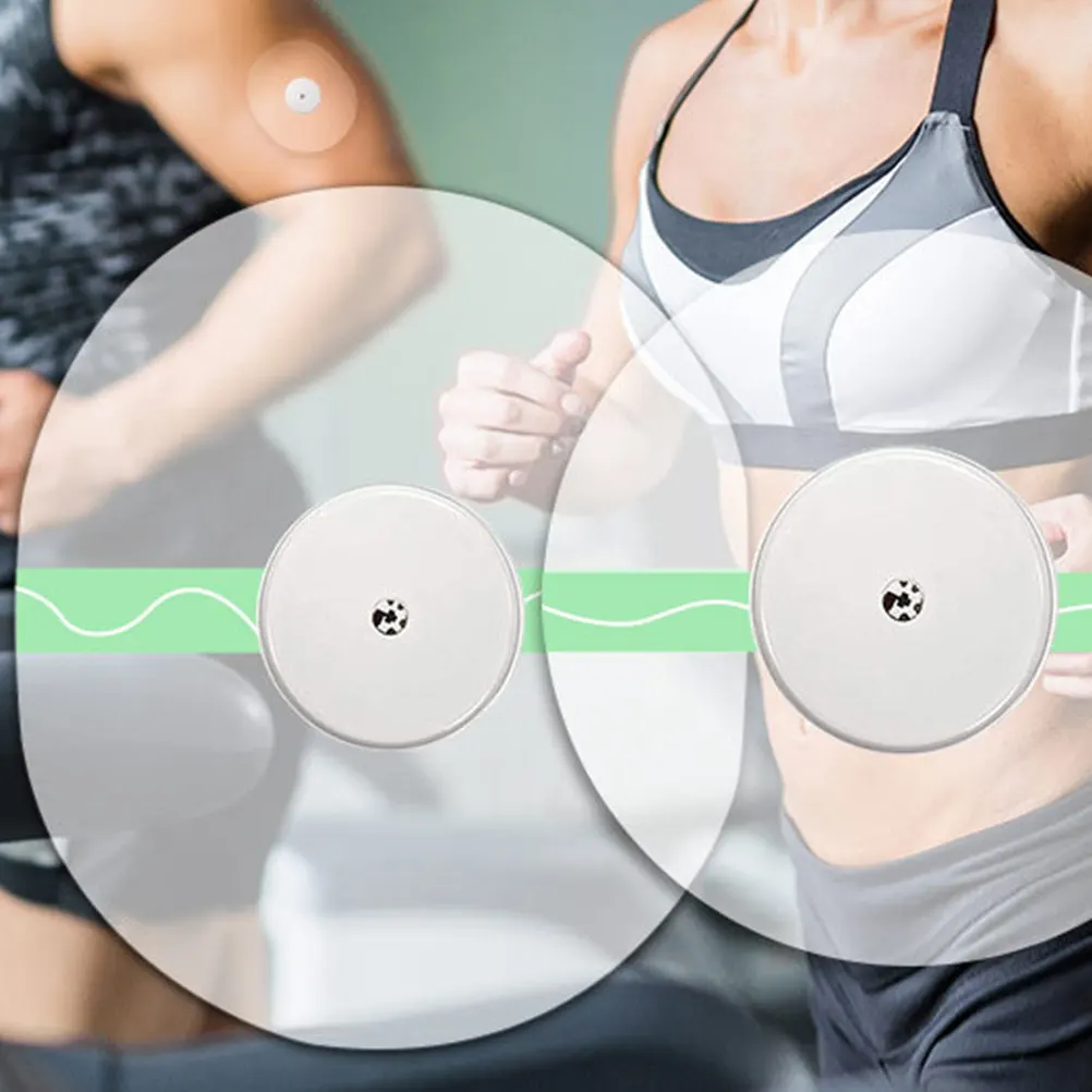 

12Pcs Waterproof Sensor Protector Adhesive Patches Invisible Sensor Covers Thin Flexible Durable for Swimming Shower