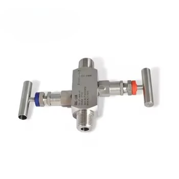 Stainless Steel 316 Blocking Exhaust Valve Manifold NPT External Threaded Needle Valve 6000psi Pneumatic Instrument Manifold Gas