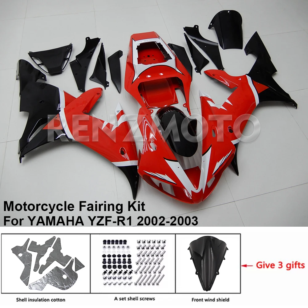 

Y1003-102a Motorcycle Fairing Set Body Kit Plastic For YAMAHA YZF-R1 2002-2003 Accessories ABS Injection Bodywork