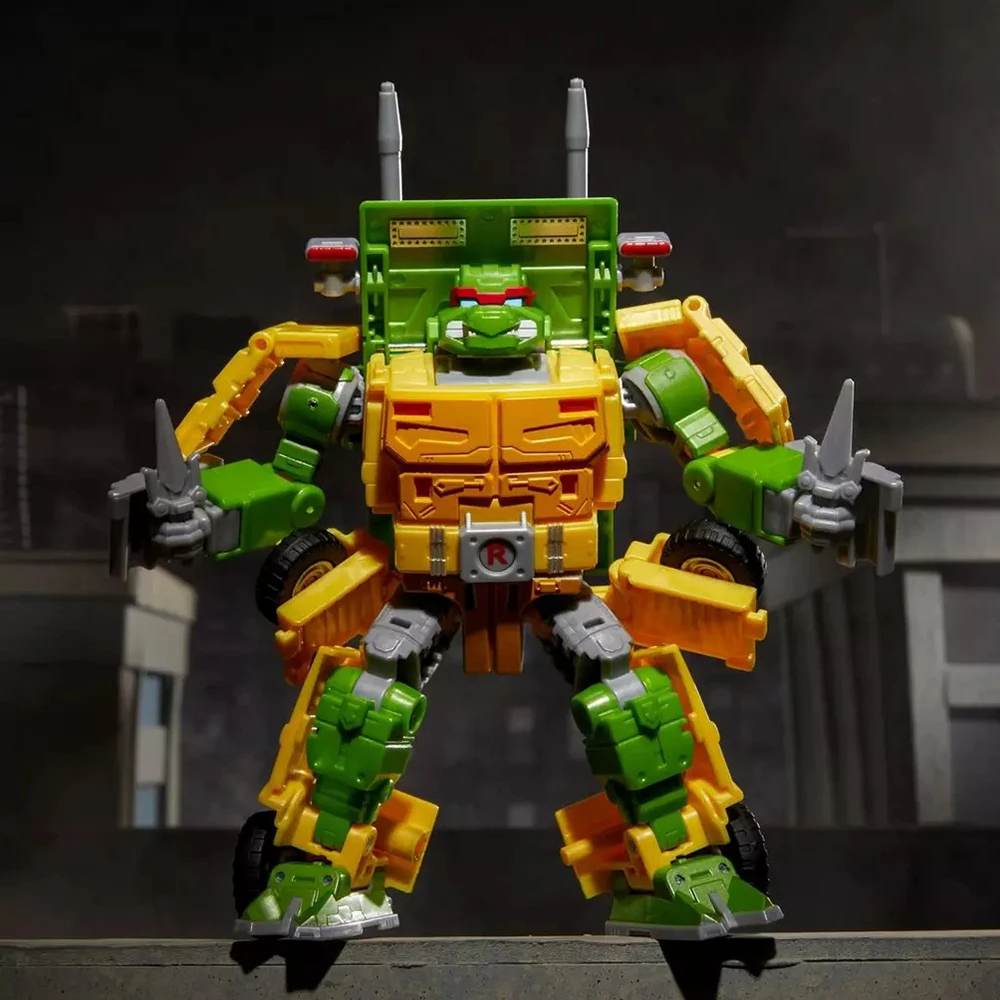 [Disponibile] Hasbro Transformers Collaborative Teenage Mutant Ninja Turtles Party Wallop 17,5 cm Action Figure da collezione Giocattoli