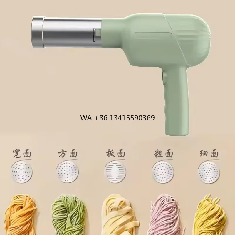 

Лидер продаж, многофункциональная мини-пластиковая ручная беспроводная машина для изготовления макарон из нержавеющей стали