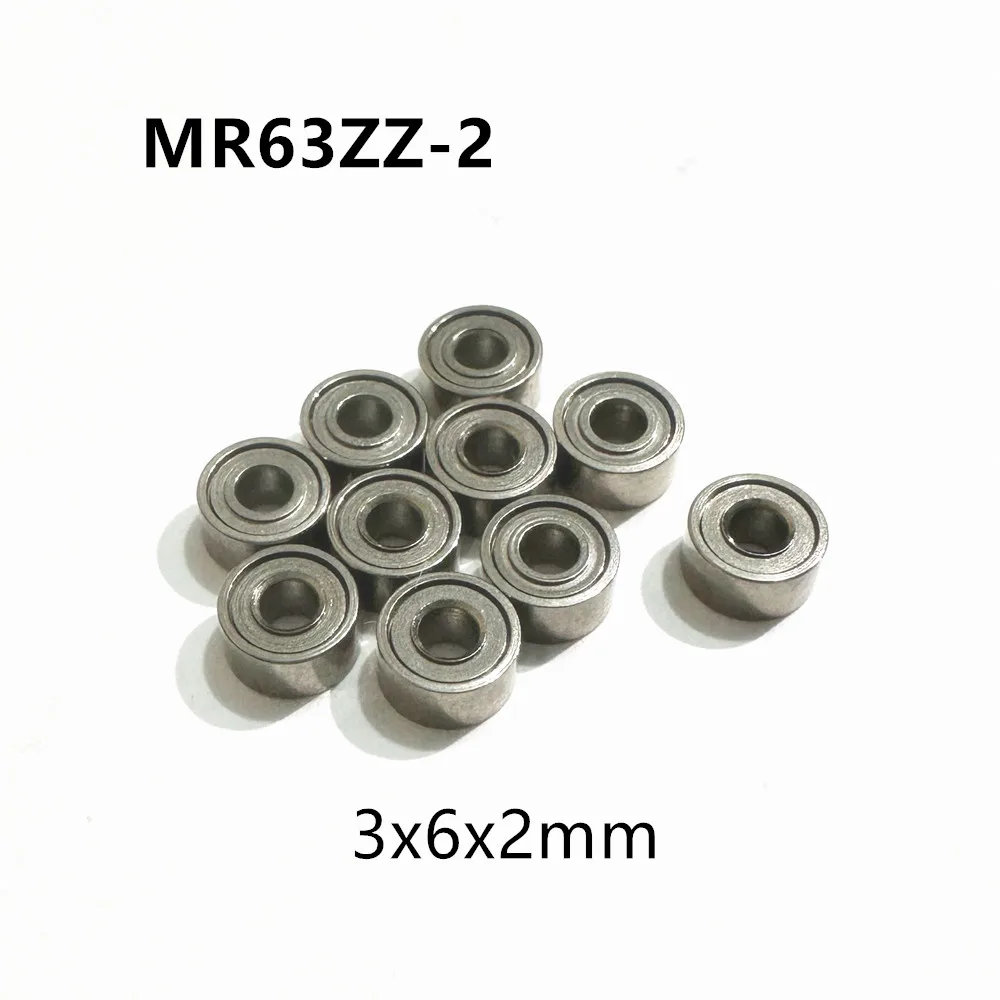 MR63ZZ-2 3x6x2mm Miniature Deep Groove Small Ball Bearings