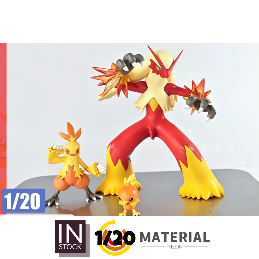 

[IN STOCK] 1/20 Resin Figure [ACE] - Torchic & Combusken & Blaziken