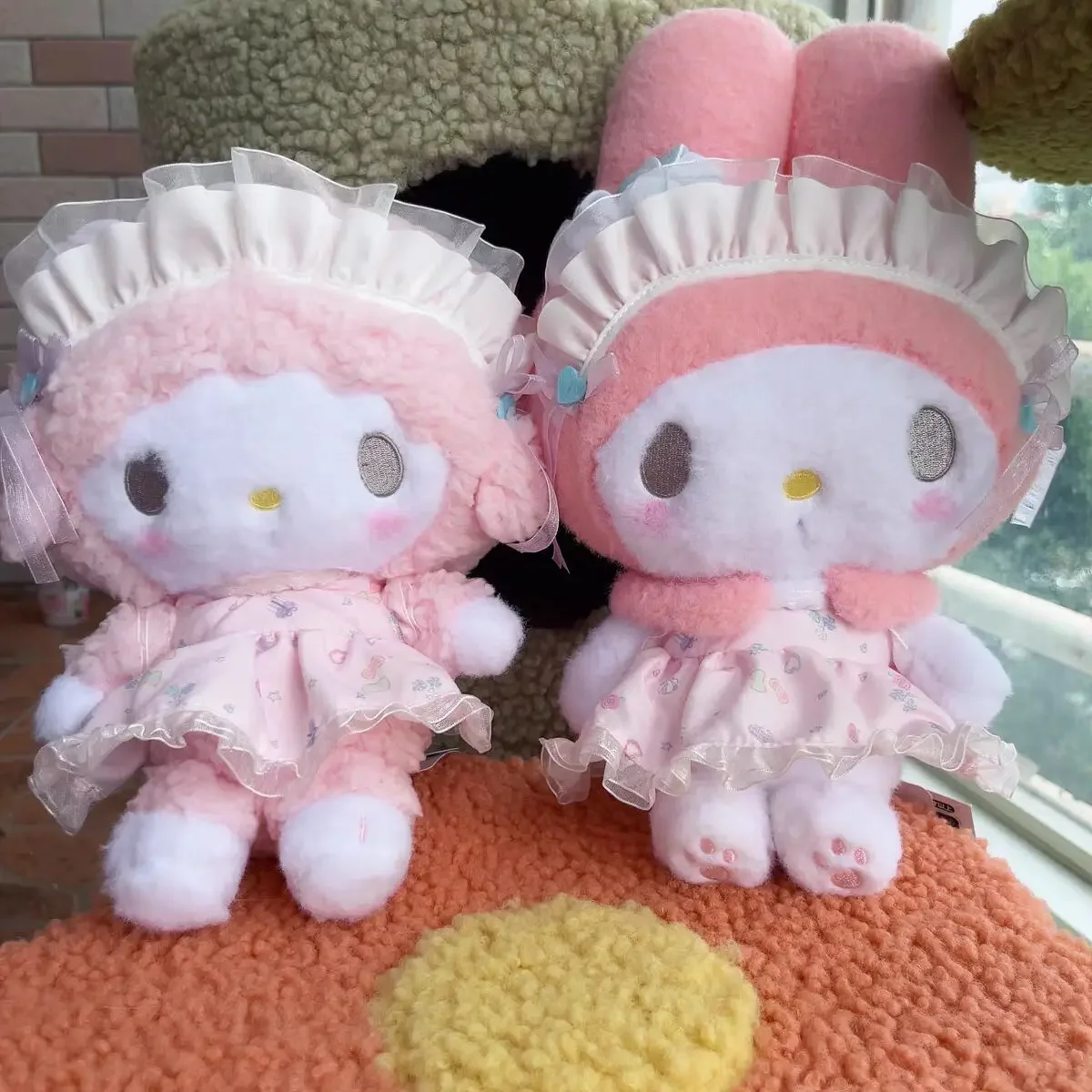 

Подлинная оригинальная плюшевая кукла Sanrio сестры пекарни Мелодия биайно кукла кулон Девочка Сердце кавайные подарки на день рождения