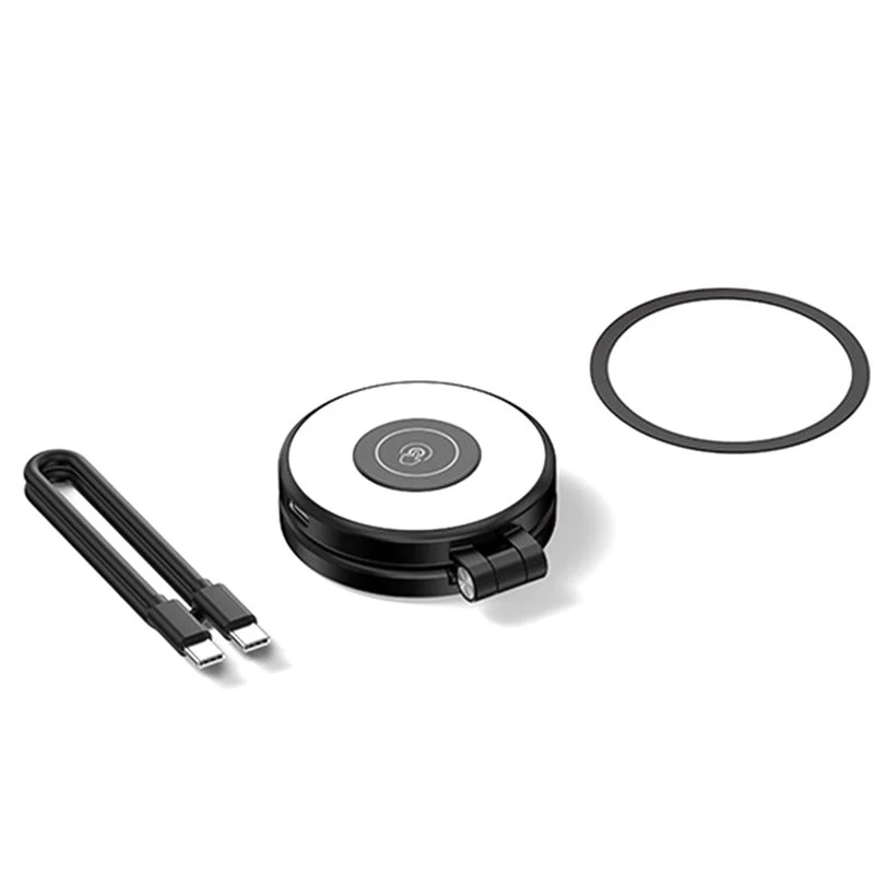 A97I-LM21 Magnetic Fill Light 2W Foldable Portable Phone Light With Touch Control Magnetic Selfie Video Light A