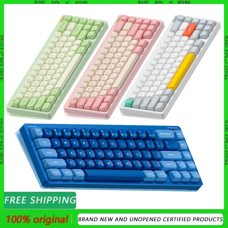 

NuPhy Halo65 V2 three mode wireless mechanical keyboard mute office customized e-sports game dedicated boy gift