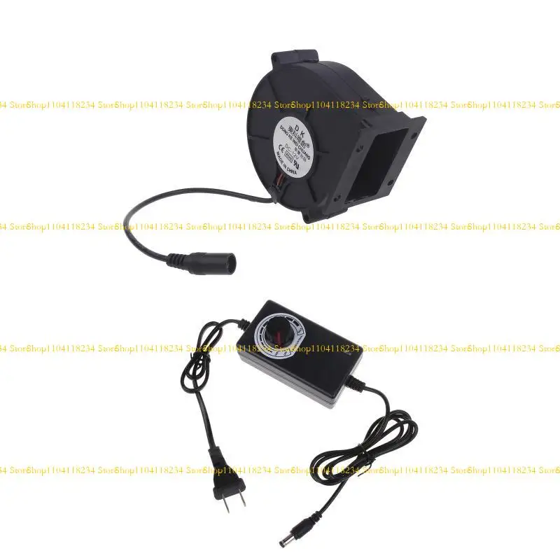 P9FB 97X33MM AC110V-220V EU/US السرعة الأمريكية قابلة للتعديل مع مروحة الشواية شواية 9733 مروحة الشواء