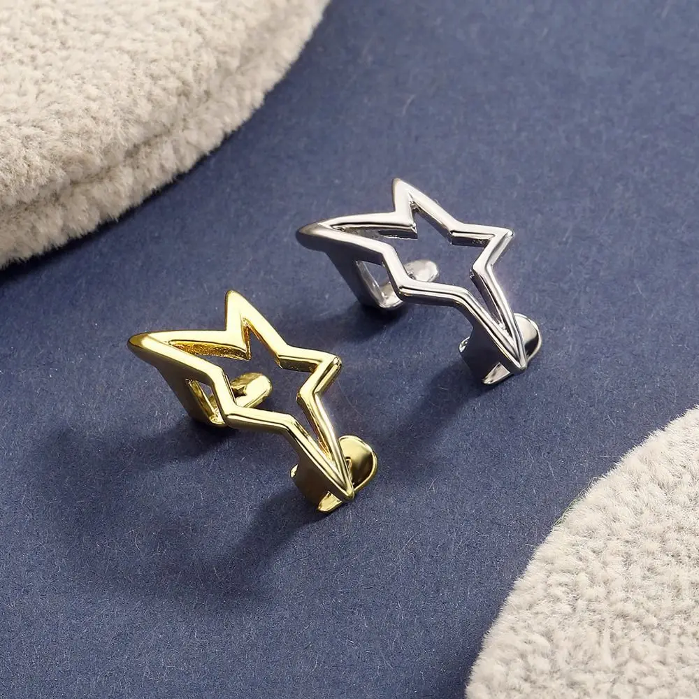 موضة النحاس غير النظامية ستار الأسنان Grillz الهيب هوب الشرير يمكن ارتداؤها شوايات الأسنان الجوف لامعة الأسنان مجوهرات الرجال النساء #4