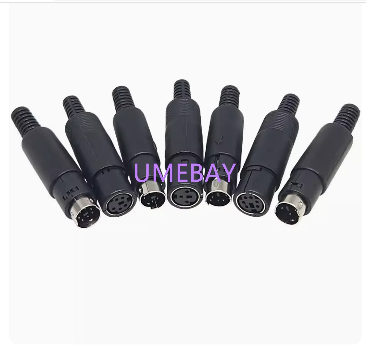 20PCS   PS2-6 3/4/5/6/7/8 pin female socket/male socket S terminal PLC keyboard mouse plug