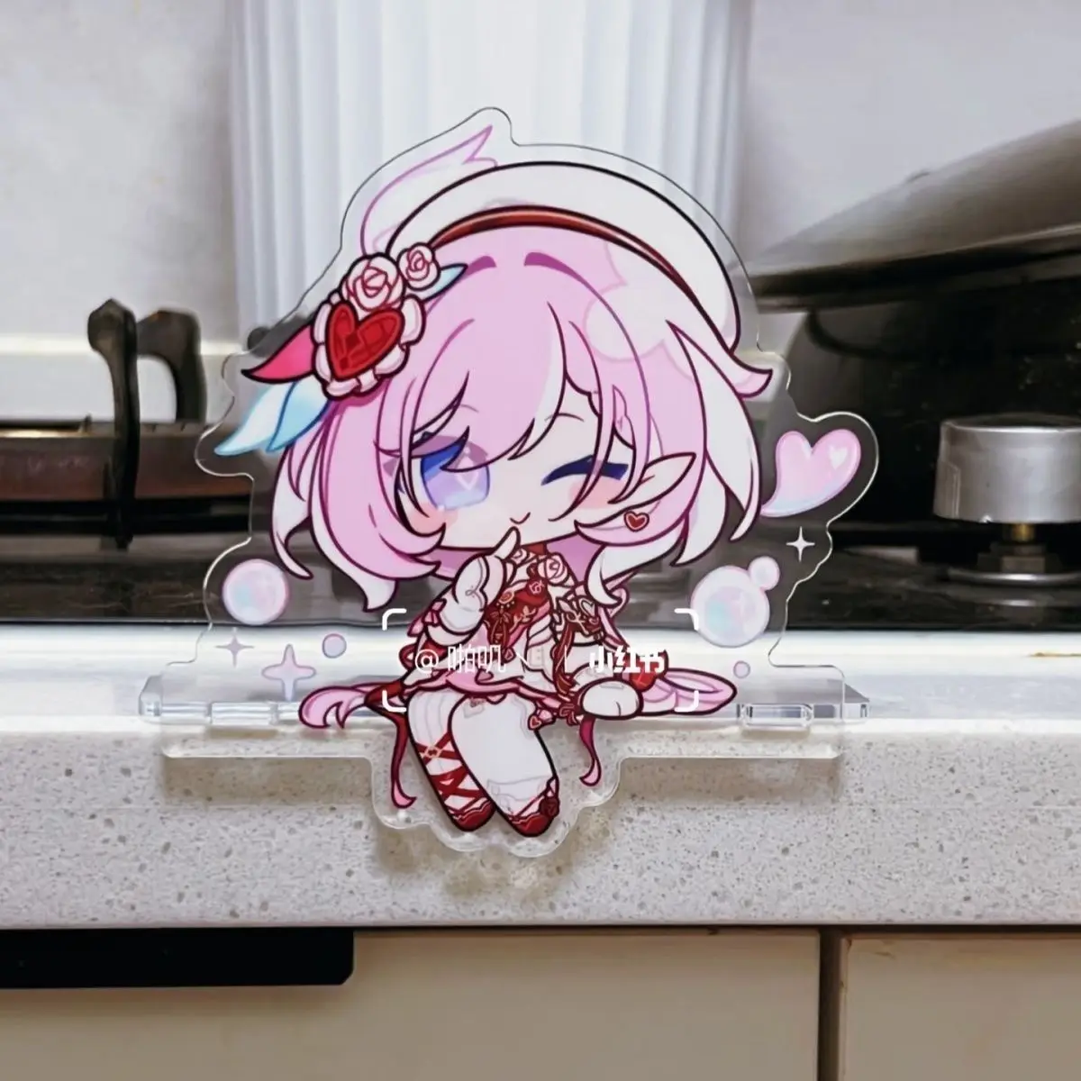 Spiel rd Sitzender Acrylständer Elysia Herrscher Of Human: Ego Anime peripherer Junge Mädchen Weihnachtsgeschenk