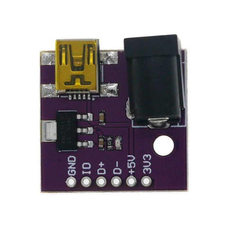 Разъем-питания-cjmcu-mini-usb-5v-с-usb-портом-и-выходом-постоянного-тока-ams1117-33v