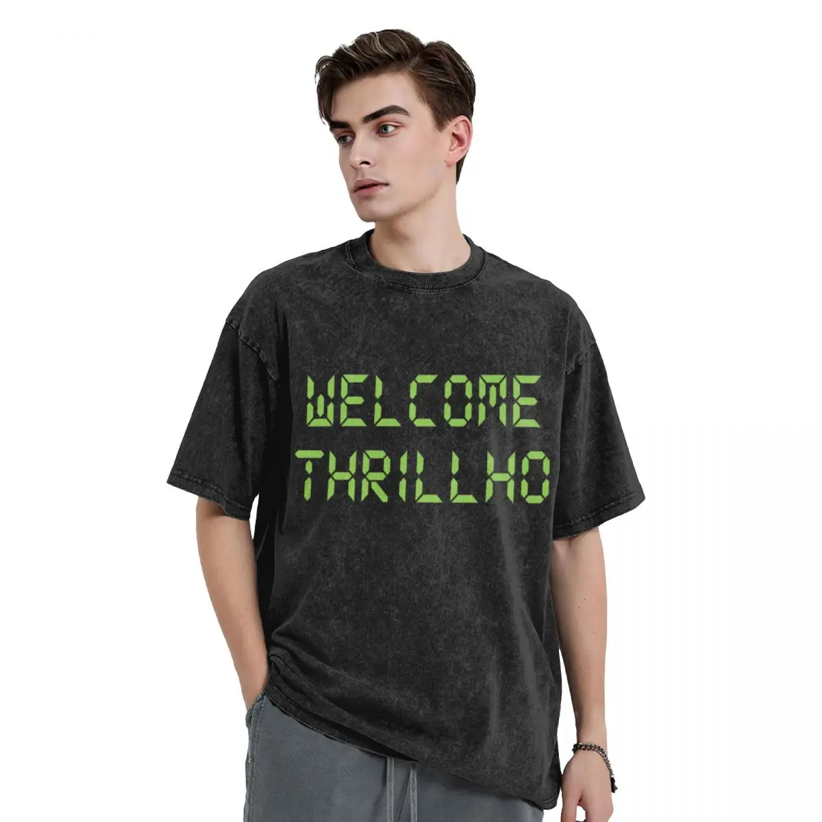 Welcome Thrillho shirt – Bonestorm, Milhouse Van Houten, Thrillhouse T-Shirt sublime anime figures tee shirts for men