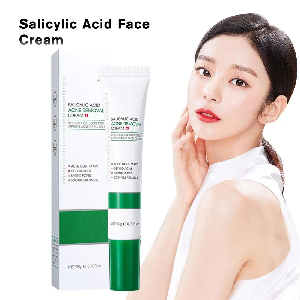 Salicylic Acid Pore Shrinking Cream For Clear Skin Care Moisturize Salicylic Acid Serum 20g/30ml