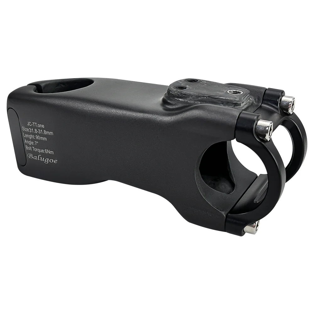 BALUGOE MTB Fahrrad-Vorbau, vertikaler Lenker, Triathlon-Modifikation, Rennrad-TT-Lenker, Spoon-Seitenlenker, 31,8-31,8 mm – Detail 5