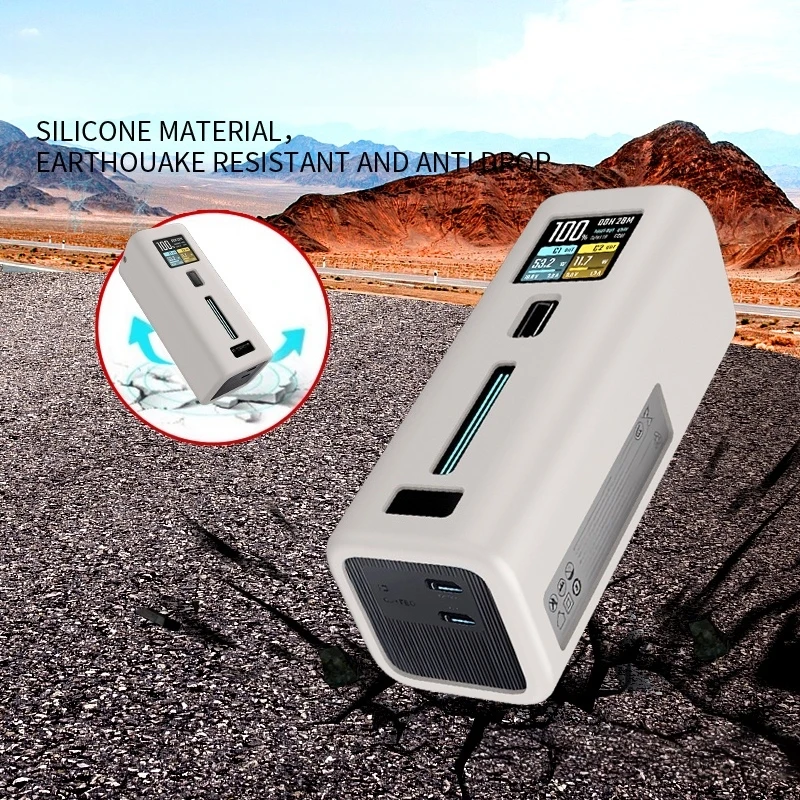 

Мягкий силиконовый защитный чехол для CUKTECH 10 FUSION, устойчивый к грязи и пыли, однотонный чехол для аксессуаров Power Bank