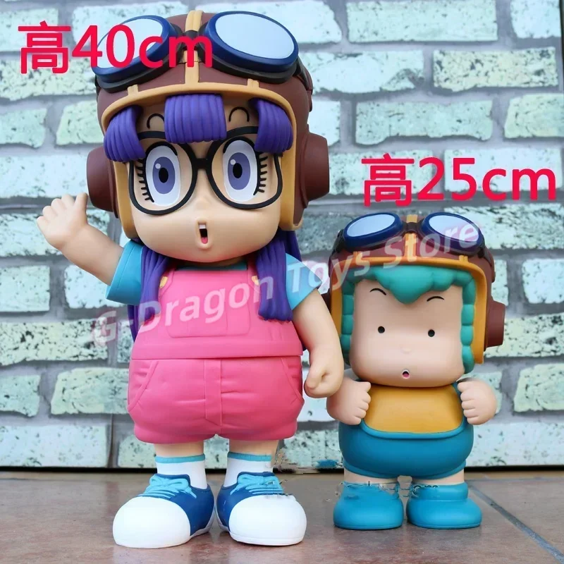 Original Akira Toriyama Alarai Large Ornament Iq Doctor Aviator Anime Peripheral Doll Figurine Model Living Room Decoration Gif