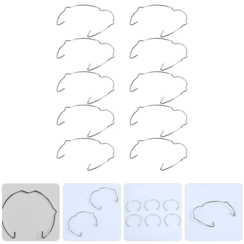 

10Pcs Spotlight Fixing Buckles Lamp Retaining Rings Spring Clips Residential Commercial Lighting Fixture Accessories