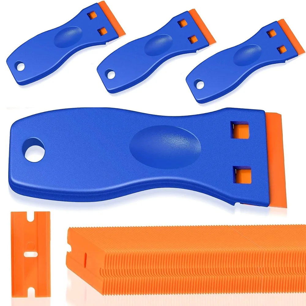 New Plastic Scraper Non-Scratch Scraper Tool Kit Sticky Remover for Removing Lable Glue Decal in The Car Glass Window Floor