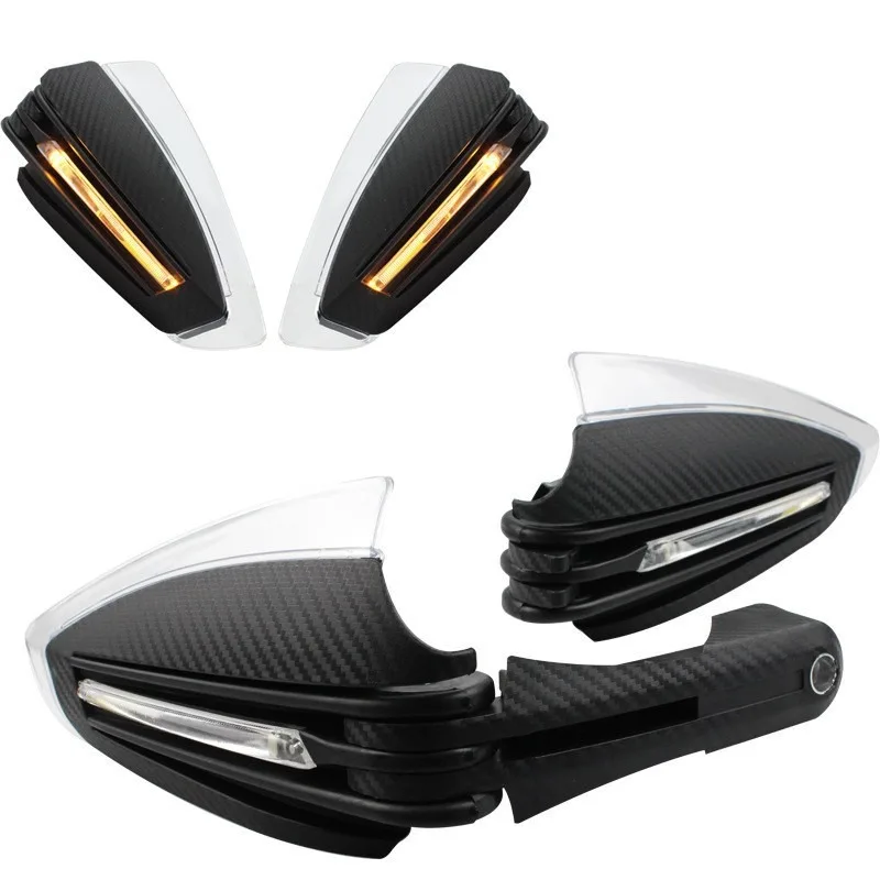 

Аксессуары для мотоциклов. Светодиодная защита для рук с подсветкой, ветрозащитная и противоударная складная защита для рук. Модифицированный дневной ходовой светильник.