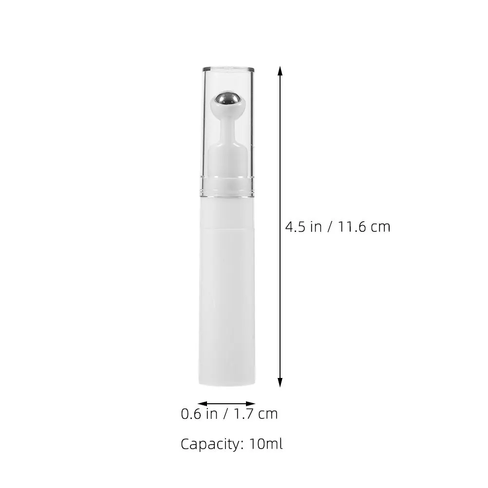 4 szt. Szklane buteleczki z kulką do olejków eterycznych, wielokrotnego użytku, przenośne, idealne w podróży, mini buteleczki na próbki perfum, puste.